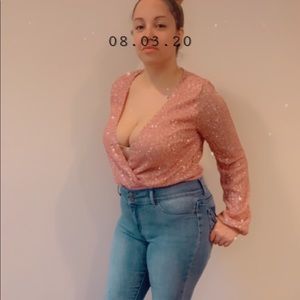 Pink sequin top ( never worn)
